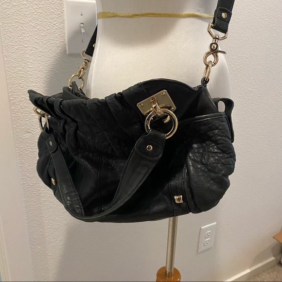 Junior Drake black leather purse. - Picture 3 of 16